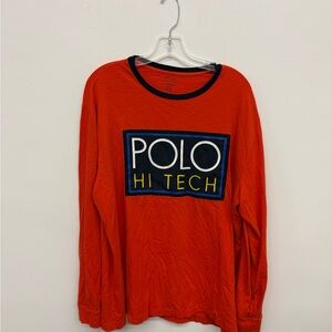 Vintage Polo Ralph Lauren orange long sleeve shirt Size L
